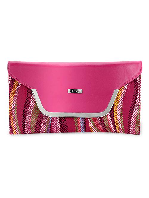 Printed Leatherette Clutch - 1085333 - Very Small Image - 1