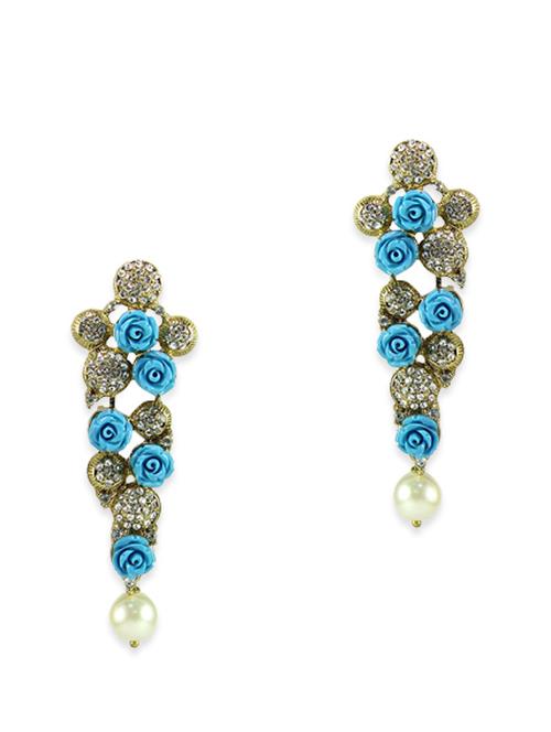 white metal alloy earring - 10858466 - Very Small Image - 1