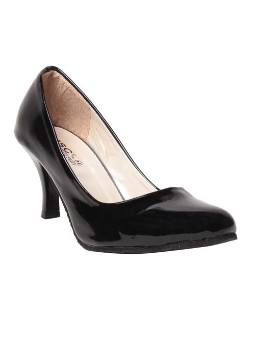 black leatherette pumps - 10859173 - Very Small Image - 1