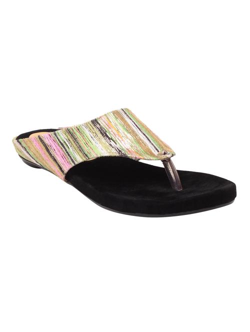 green leatherette sandals - 10859211 - Very Small Image - 1