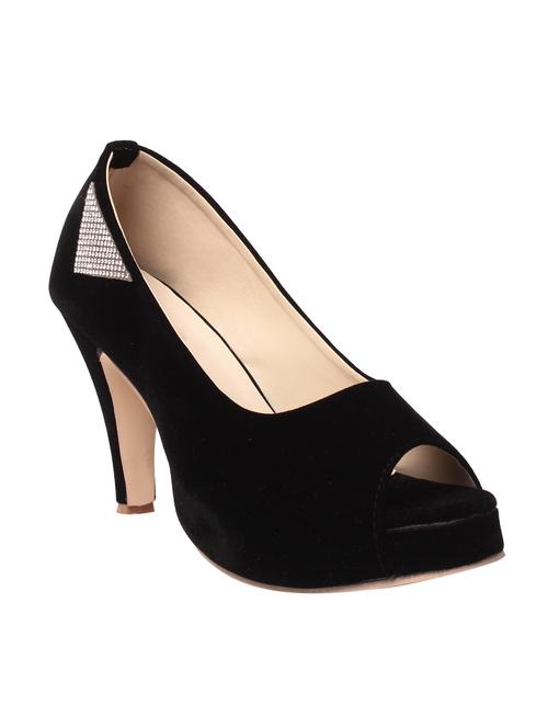 black leatherette sandals - 10859265 - Very Small Image - 1