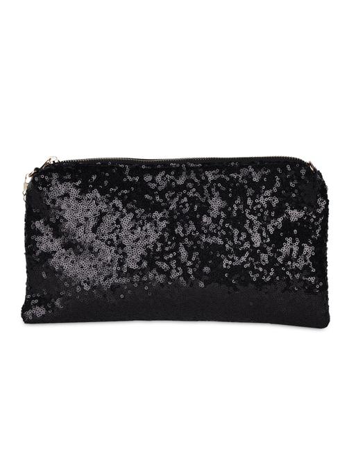 sequined black sling clutch - 1085986 - Very Small Image - 1