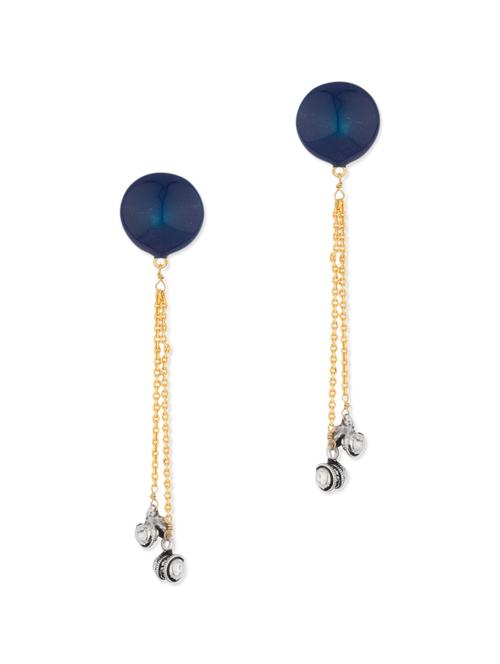 gold silver alloy earring - 10861113 - Very Small Image - 1
