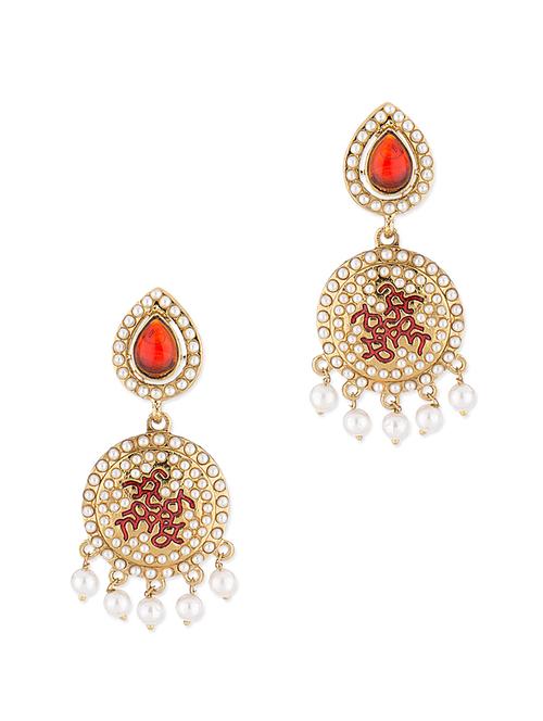 gold alloy earring - 10861389 - Very Small Image - 1