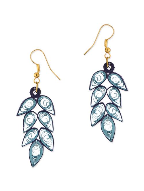 blue paper earring - 10861499 - Very Small Image - 1