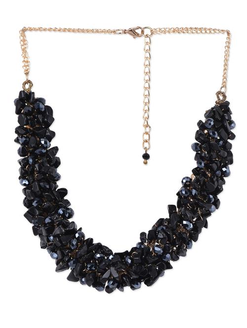 black beads cluster necklace - 1086218 - Very Small Image - 1