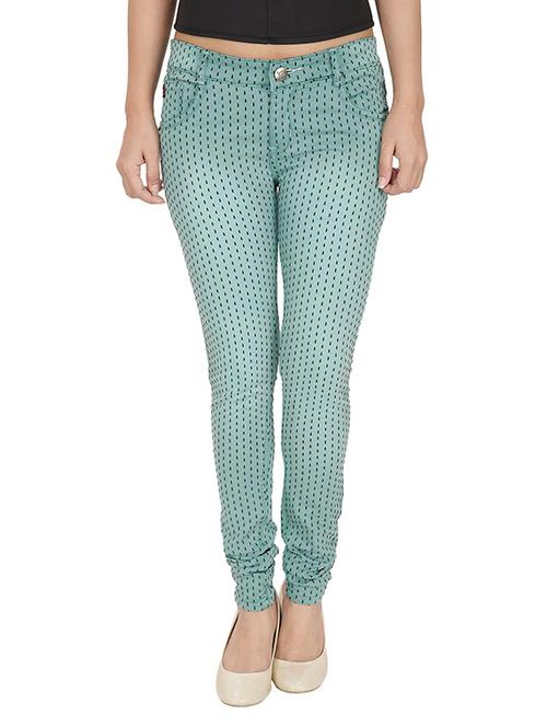 green cotton jeans - 10862258 - Very Small Image - 1