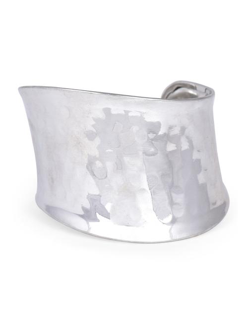 hammered effect silver hand cuff - 1086257 - Very Small Image - 1