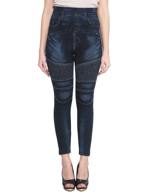 blue cotton jeggings - 10874908 - Very Small Image - 1