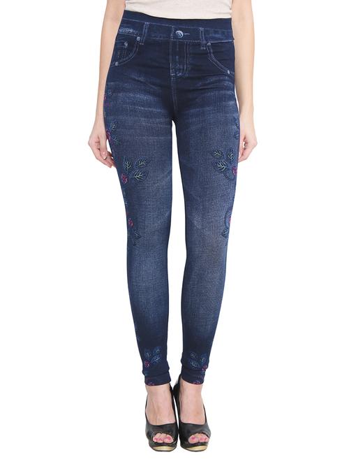 blue cotton jeggings - 10874910 - Very Small Image - 1