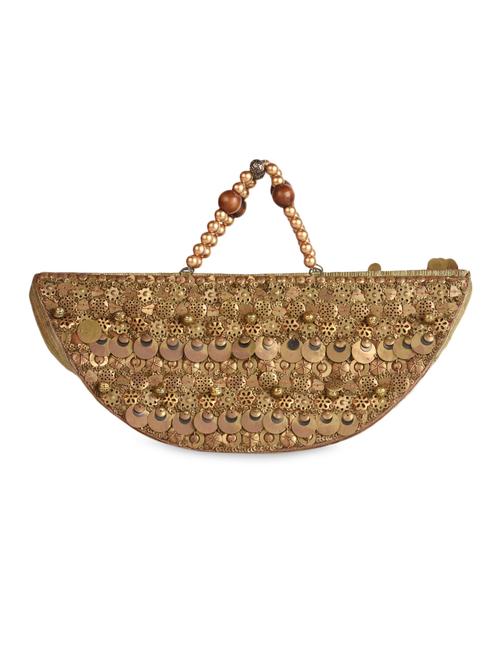 Gold embellished clutch - 1087981 - Very Small Image - 1