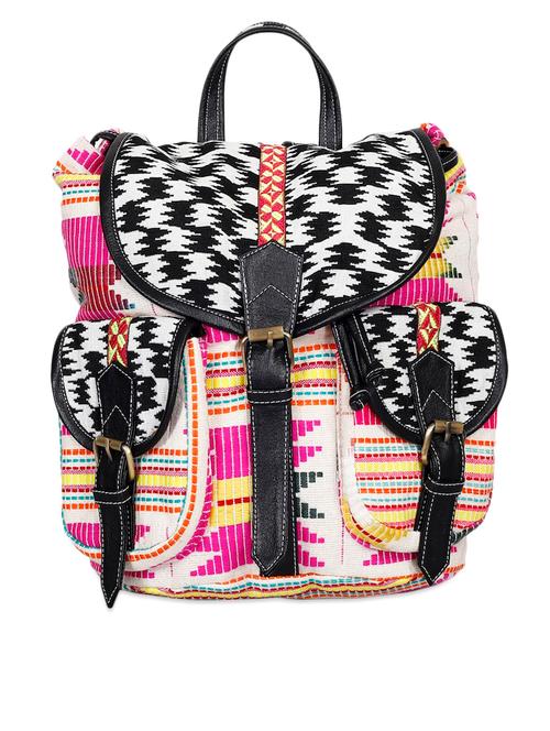ikat inspired woven backpack - 1088127 - Very Small Image - 1