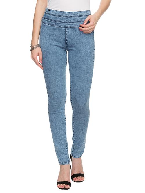blue denim jeggings - 10885138 - Very Small Image - 1