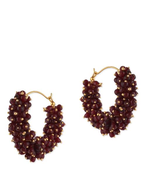 brown metal alloy earring - 10885302 - Very Small Image - 1