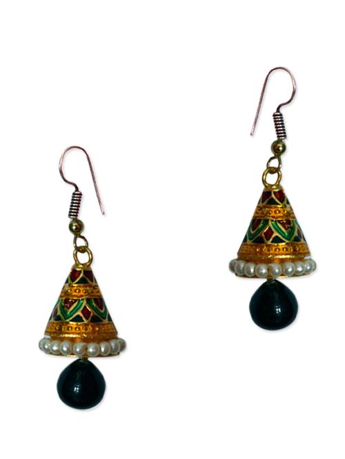 multi color brass earring - 10888410 - Very Small Image - 1