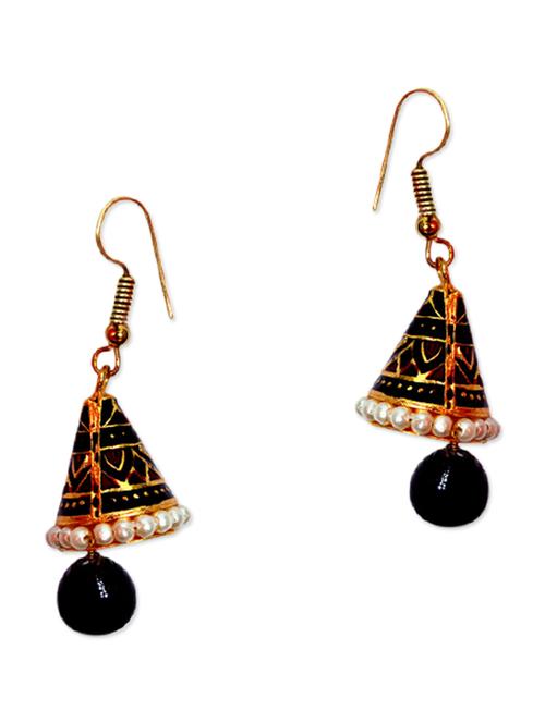 multi color brass earring - 10888415 - Very Small Image - 1