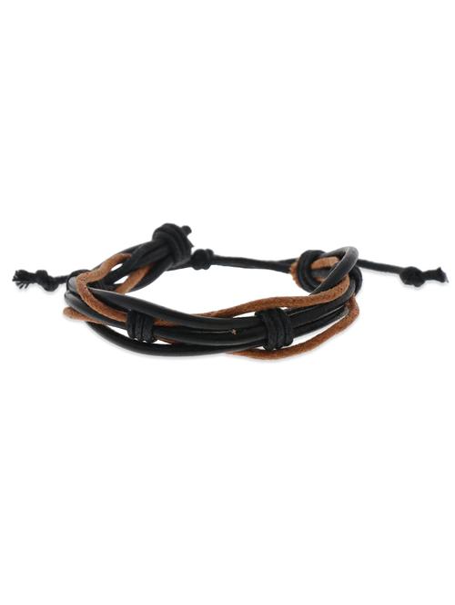 knotted leatherette bracelet - 1088843 - Very Small Image - 1