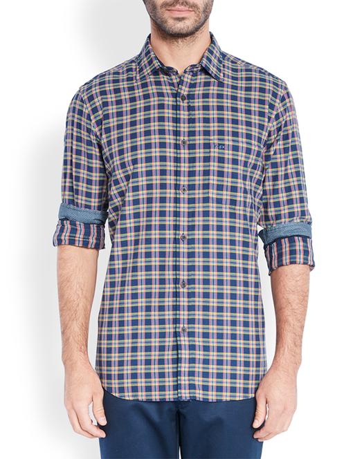 multi colored cotton casual shirt - 10888749 - Very Small Image - 1