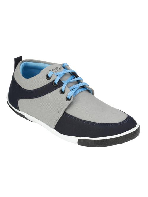grey faux leather sneakers - 10889388 - Very Small Image - 1