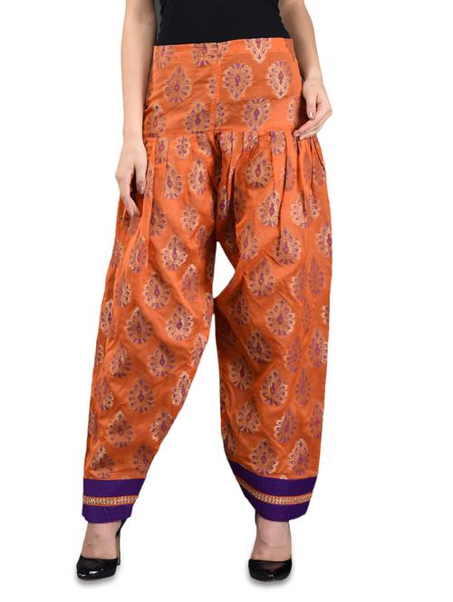 printed silk salwar - 1089063 - Very Small Image - 1