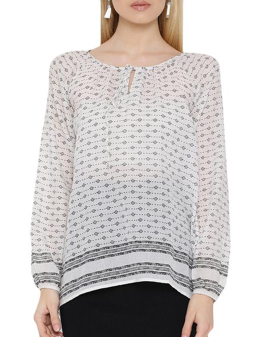 white cotton regular top - 10894081 - Very Small Image - 1