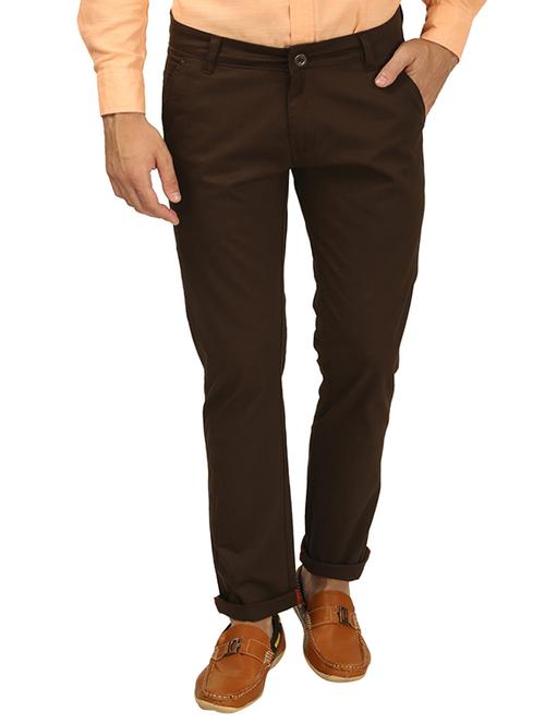 brown cotton trouser - 10894264 - Very Small Image - 1