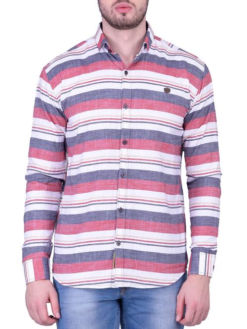 multicolor cotton casual shirt - 10900251 - Very Small Image - 1