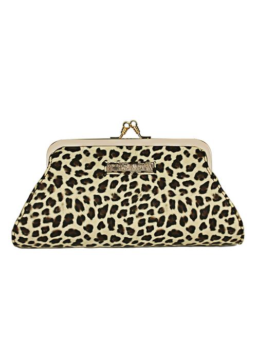 cream leatherette (pu) regular clutch - 10907330 - Very Small Image - 1
