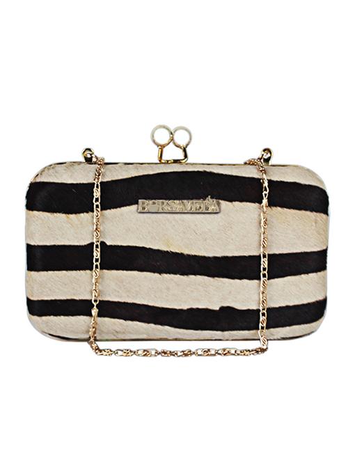 cream leatherette (pu) regular clutch - 10907331 - Very Small Image - 1