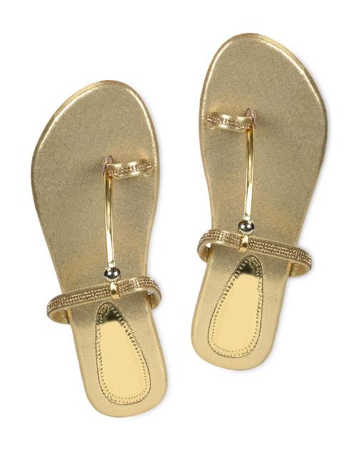 gold embellished sandals - 1090949 - Very Small Image - 1