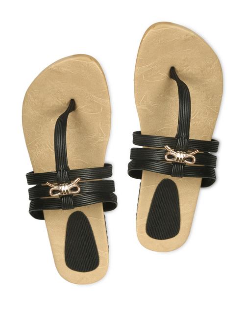 black leatherette sandals - 1090965 - Very Small Image - 1
