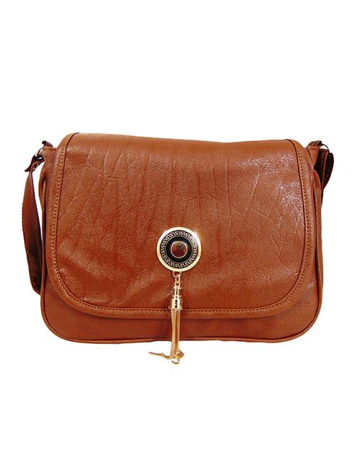brown leatherette handbag - 10910197 - Very Small Image - 1