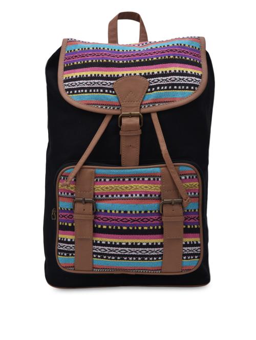 aztec printed black backpack - 1091348 - Very Small Image - 1