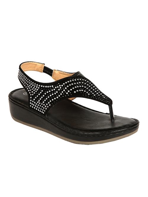 black leather heels - 10913674 - Very Small Image - 1