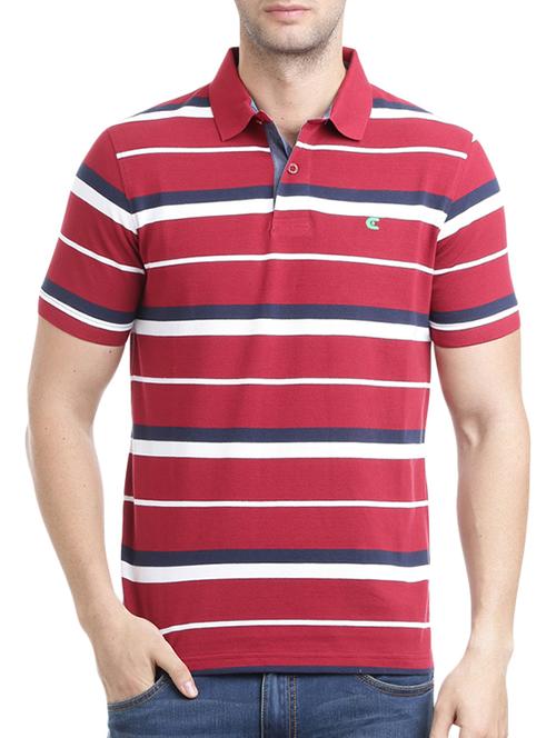 red cotton t-shirt - 10914847 - Very Small Image - 1