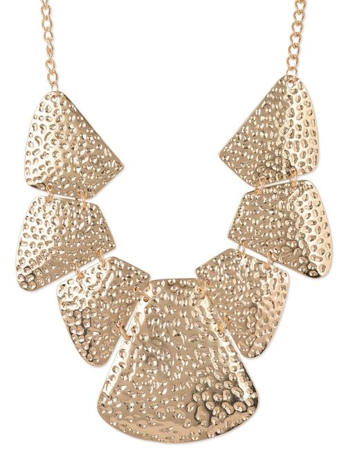 golden hammered metal alloy neckpiece - 1091589 - Very Small Image - 1