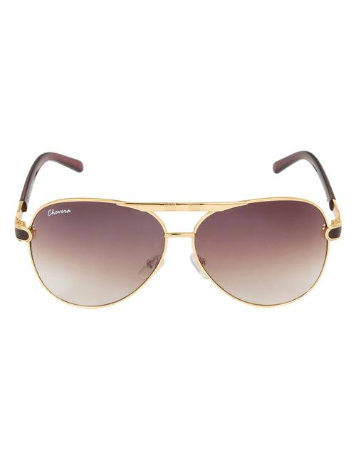 chevera bold golden aviator sunglasses - 10923802 - Very Small Image - 1