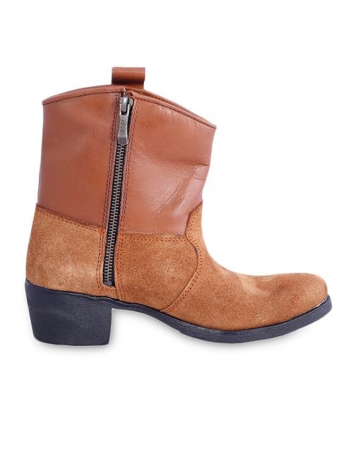 tan side zip boots - 1092485 - Very Small Image - 1