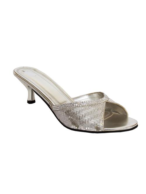 black leatherette toe separator sandals - 10925446 - Very Small Image - 1