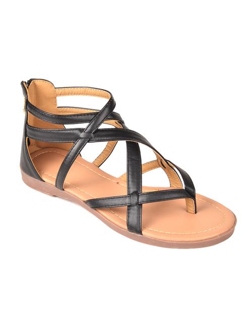 black leatherette sandal - 10925530 - Very Small Image - 1