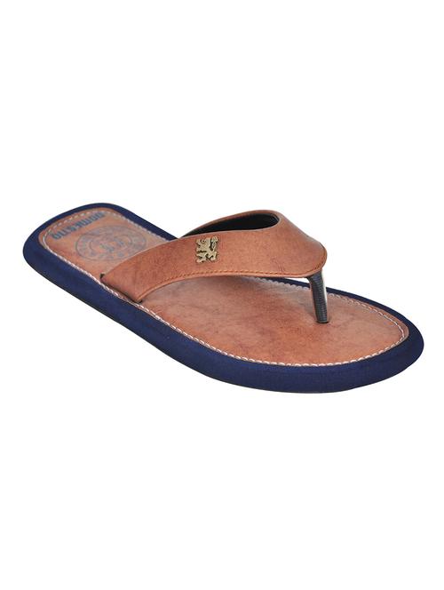 tan leatherette slippers - 10927326 - Very Small Image - 1