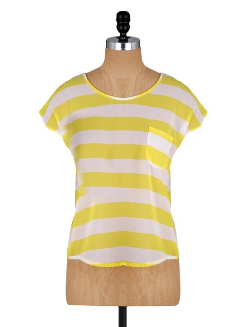white and yellow striped top - 1093361 - Very Small Image - 1