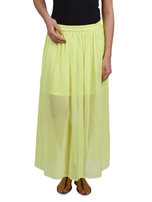 elastic wasit sheer cotton maxi skirt - 1093447 - Very Small Image - 1
