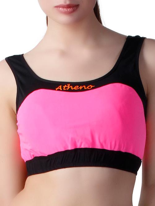 pink nylon bra - 10936057 - Very Small Image - 1
