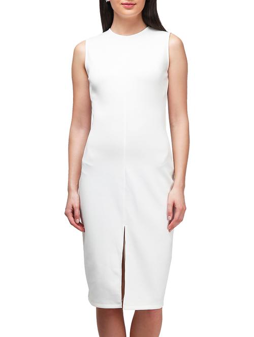 off white polyester dress - 10937966 - Very Small Image - 1