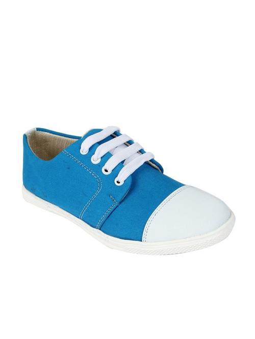 blue canvas sneakers - 10944841 - Very Small Image - 1