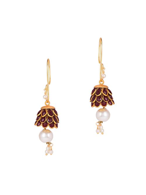 ruby metal alloy earring - 10945081 - Very Small Image - 1