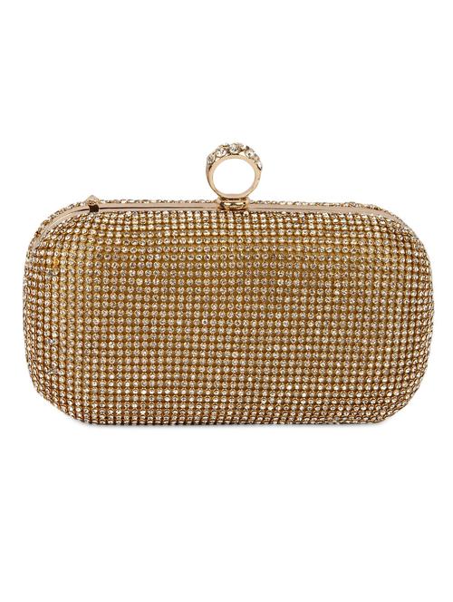 crystal ring embellished box clutch - 1094637 - Very Small Image - 1