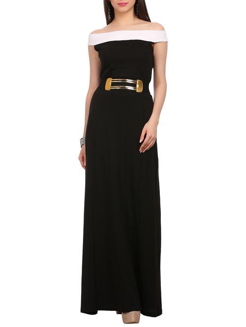 black cotton dress - 10947278 - Very Small Image - 1