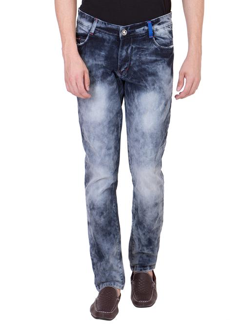 blue cotton lycra jeans - 10956840 - Very Small Image - 1
